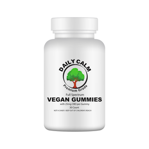 Daily Calm CBD Full Spectrum Gummies. These gummies are full spectrum compliant and made with <0.3% THC on a dry-weight basis. Excellent for anyone looking to experience the "entourage effect". 