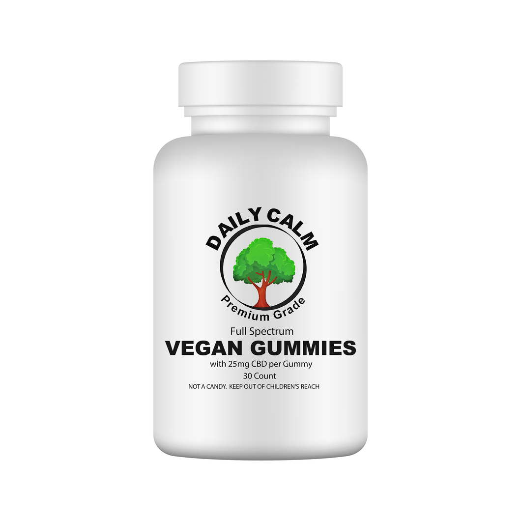 Daily Calm CBD Full Spectrum Gummies. These gummies are full spectrum compliant and made with <0.3% THC on a dry-weight basis. Excellent for anyone looking to experience the 